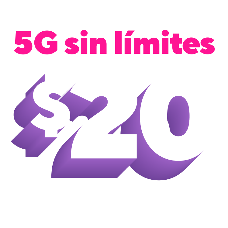 Una línea sin límites 5G $20