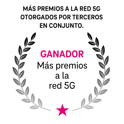 La red 5G más premiada por todos.