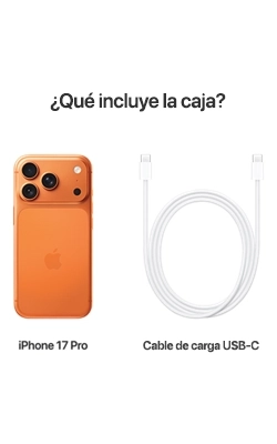 Apple iPhone 17 Pro - Naranja cósmico - 256GB 4 de 4 vistas