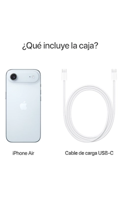 Apple iPhone Air - Azul cielo - 256GB 4 de 4 vistas