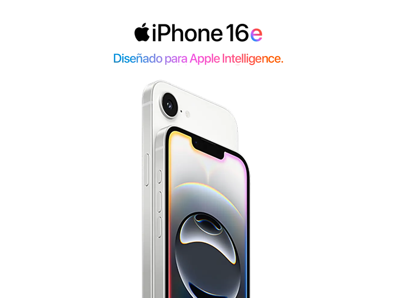 iPhone 16e, Diseñado para Apple Intelligence.