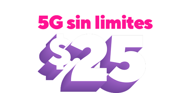 Una línea sin límites 5G $25