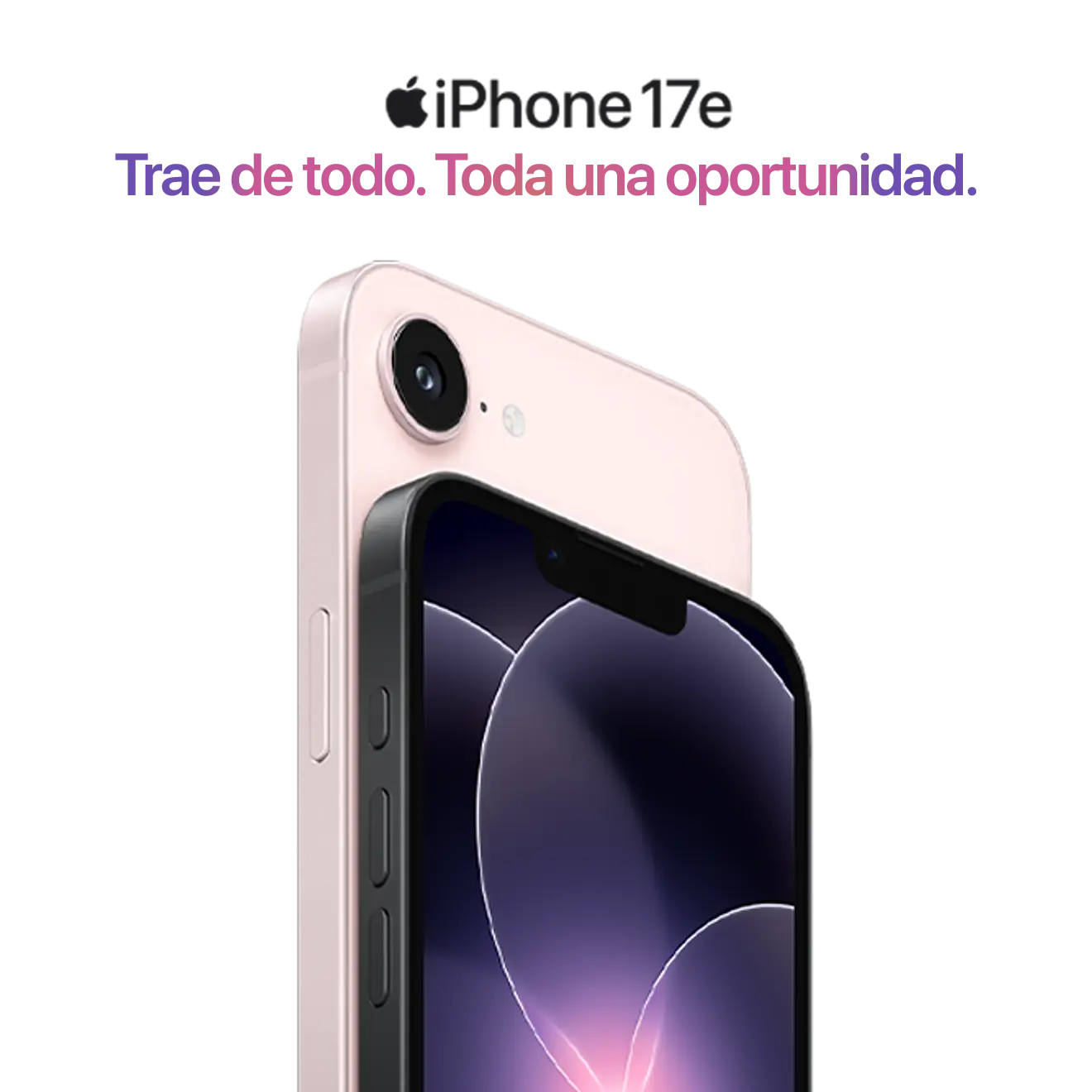 iPhone 17e. Repleto de funciones y valor.