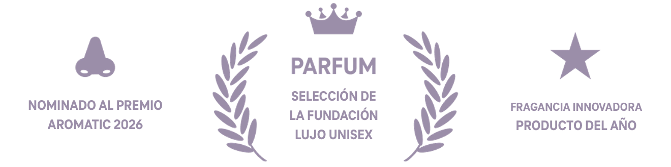 Nominado al premio AROMATIC 2026 Parfum Foundation selección unisex de lujo Fragancia innovadora del año