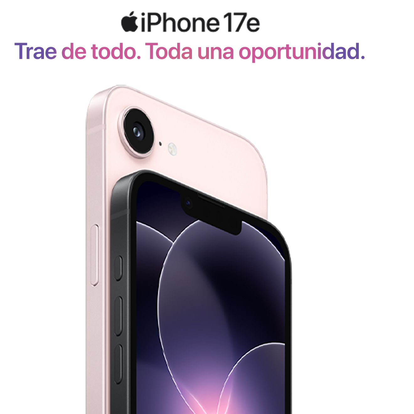 iPhone 17e. Repleto de funciones y valor.
