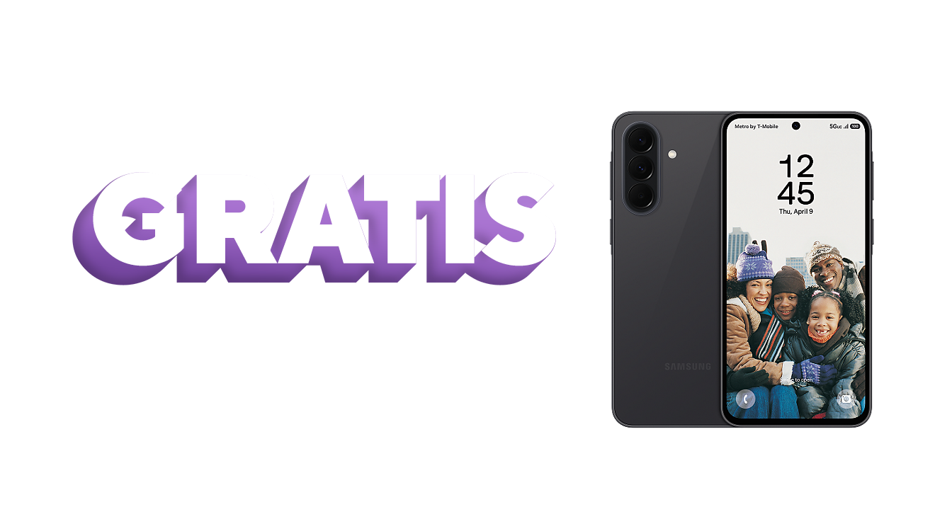 Galaxy A37 5G gratis y sin cargos de activación.