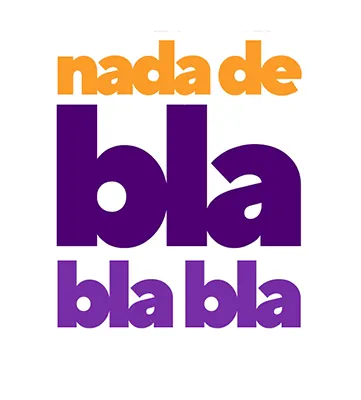 Logotipo cuadrado de Nada de bla, bla, bla
